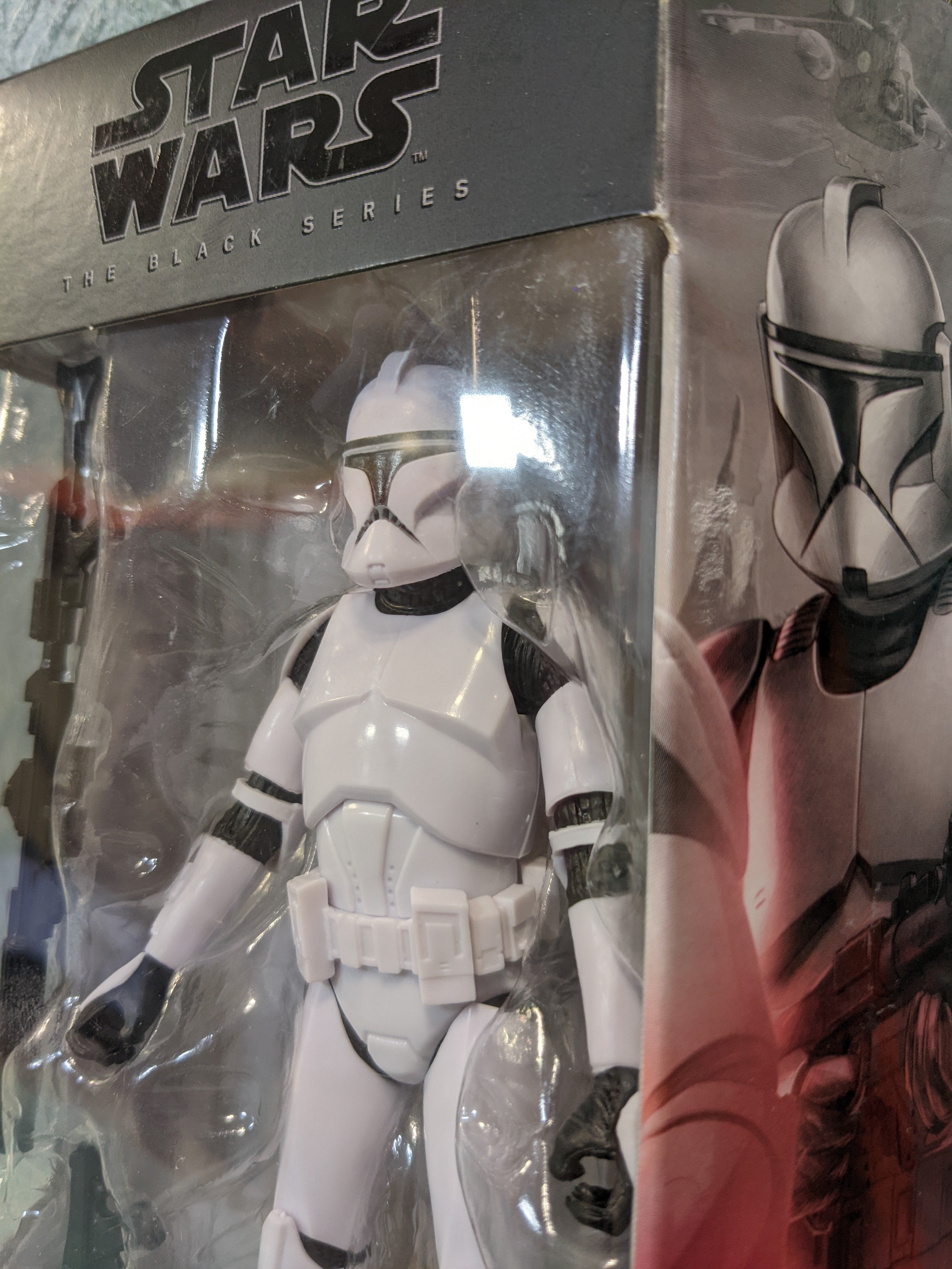Star Wars The Black Series Phase I Clone Trooper Toy 6-Inch Scale The Clone Wars Collectible Action Figure, Kids Ages 4 and Up,E9367 (7571543818478)